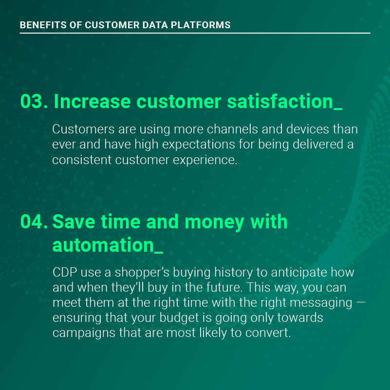 Benefits of Customer Data Platforms